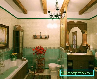 Łazienka w stylu prowansalskim - 68 pomysłów fotograficznych