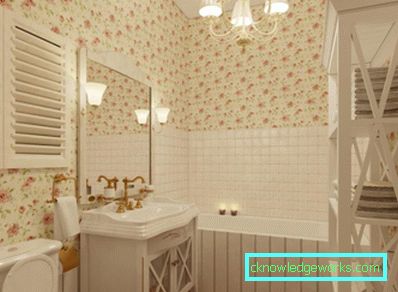 Łazienka w stylu prowansalskim - 68 pomysłów fotograficznych