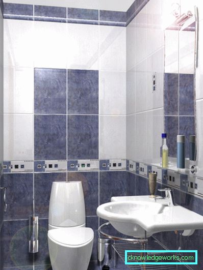Projekt łazienki 3 kwadratowy. m. - 64 zdjęcia pięknego wnętrza w stylu minimalizmu