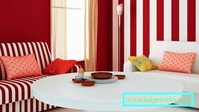 233-Czerwona tapeta we wnętrzu - 99 zdjęć