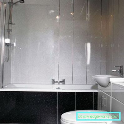 Ozdabianie łazienki panelami z tworzyw sztucznych robi to sam - wideo